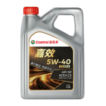 PLUS会员：嘉实多（Castrol）嘉效 全合成机油 润滑油 5W-40 SP/C3 4L 汽车保养126.51元（包安装）返京豆e卡后