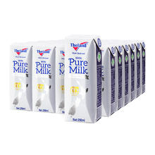 纽仕兰 纯牛奶4.0g蛋白质全脂高钙250ml*24盒48.28元