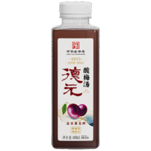 德元 益生菌发酵真熬煮酸梅汁400ml*1瓶 原味（中华老字号）1.98元包邮