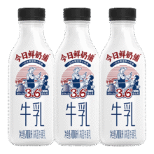 新希望 今日鲜奶铺 低温奶 700ml*1瓶 ＊60瓶358元包邮（合5.97元/件）