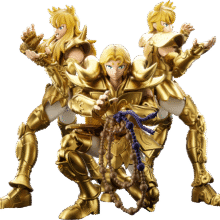 圣斗士星矢 3只组合装(白羊座·穆+狮子座·艾欧里亚+天蝎座·米罗)*3件