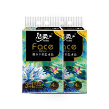 洁柔 艺术油画抽纸 4层 80抽*8包/提*6件80.1元（需领券，合13.35元/件）
