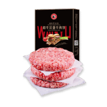 龍江和牛 谷饲和牛雪花牛肉饼汉堡饼 720g共6片 拍3件113.59元（合37.84元/件）