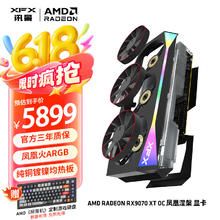 讯景 RX 7900 XT 16G OC 凤凰涅槃5759.1元