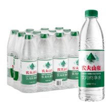 农夫山泉  饮用纯净水550ml*12瓶7.7元