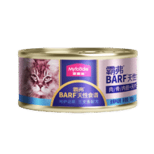 plus：麦富迪 barf霸弗全价主食罐 成幼猫通用 三文鱼 100g4.66元