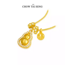 母亲节礼物，Chow Tai Seng 周大生 S925银福禄葫芦新中式项链新低188元包邮