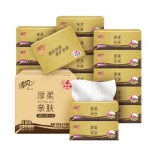清风金装抽纸4层80抽/包5.01元