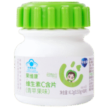 果维康 儿童维C含片 80片/瓶 ×3件49.04元（需领券，合16.35元/件）