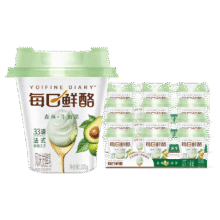 蒙牛（MENGNIU）每日鲜酪 低温风味酸奶 牛油果味 100g×12杯28.9元（需领券）