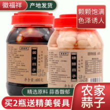 徽福祥糖蒜头3斤甜蒜农家腌蒜酱菜新鲜蒜下饭菜火锅蒜醋泡蒜600g15元