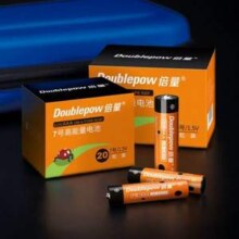 Doublepow 倍量 UM-3R6 5号/7号 碳性干电池40粒装12.9元包邮（0.32元/粒）