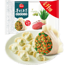 思念 手打天下水饺猪肉韭菜口味1.08kg54只 *454.92元（合13.73元/件）
