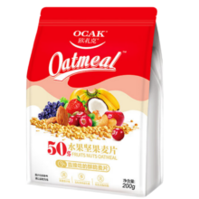 欧扎克水果坚果麦片200g营养早餐学生即食代餐零食【临期清仓】9.9元