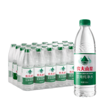 天猫U先：农夫山泉饮用水纯净水550ml*24瓶绿瓶有点甜19.3元包邮