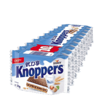 优立享 Knoppers 牛奶巧克力威化饼干 250g 25g*105.94元