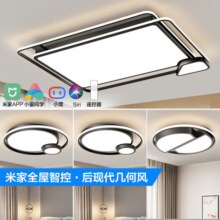 [品牌补贴20%]欧普照护眼智慧光全光谱现代简约客厅灯LED吸顶灯时尚北欧卧室灯线条灯悦然III套餐969.6元