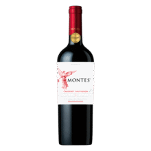 MONTES蒙特斯红天使珍藏赤霞珠干红葡萄酒 智利原瓶进口红酒750ml单支装128元