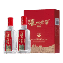 泸州老窖特曲小酒100ml 2瓶57.06元