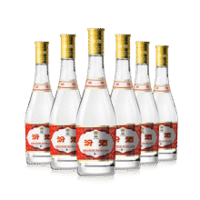 汾酒53度黄盖玻汾  清香型白酒 高度口粮酒  泡酒 53度 475mL 6瓶 整箱装非原箱293.6元 (券后省20,月销1w+)
