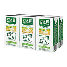 豆本豆 原味豆奶 125ml*6盒1元