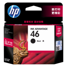 惠普（HP）46原装黑色墨盒 适用hp deskjet 2020hc/2520hc/2529/2029/4729打印机67元 (月销3000+)