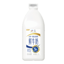 伊利高品质全脂鲜牛奶1.5L桶装鲜活营养早餐巴氏杀菌低温牛乳19.9元 (月销1w+)