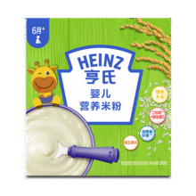 亨氏 宝宝辅食婴儿高铁营养米粉强化铁米糊添加DHA 原味米粉 250g*1盒16.4元（需领券）