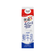 【巴氏杀菌高钙鲜奶】yoplait优诺高端营养优质乳蛋白鲜牛奶950ml55元