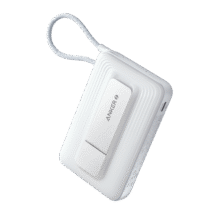 ANKER【国家补贴】zolo安克苹果magsafe磁吸无线充电宝自带线支架10000毫安大容量30W快充可上飞机 白126.65元