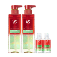 沙宣无硅油蓬松洗发水控油去油清爽洗发露500ml*2赠洗发水50ml*2109.9元 (券后省20,月销1000+)