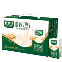 豆本豆 唯甄豆奶250ml*16盒整箱礼盒装 植物蛋白质饮料 儿童营养早餐奶 已售10万+25.9元 plus会员免运费