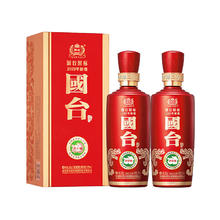 国台 酱酒 国台国标 酱香型白酒 53度 500mL 2瓶 2019年酿造券后478元
