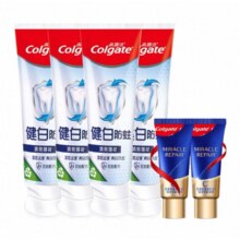 88VIP：高露洁 健白健齿防蛀牙膏 健齿90g*4支+氨基酸18g*2支15.21元（需领券+淘金币抵扣1.19）