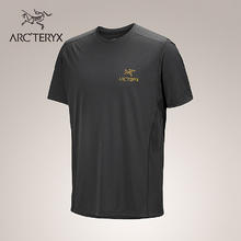 ARC'TERYX 始祖鸟 MOTUS CREW ARC'WORD SS 透气 男子 速干短袖T恤 Black Heather/黑灰色 S1000元