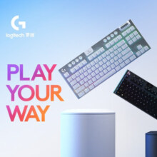 罗技（G） G913 TKL 无线游戏超薄机械键盘 疾速触发矮轴 逻辑蓝牙RGB宏编程吃鸡键盘 G913 TKL白 T轴（茶轴）899元
