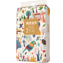 碧芭宝贝丛林狂想曲纸尿裤S码58片(4-8kg)尿不湿新生儿小号干爽透气plus会员52.91元