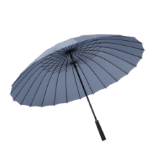 美度（MAYDU）雨伞直杆24骨加大加固双人雨伞 M5003雾霾蓝39元 (月销2000+)