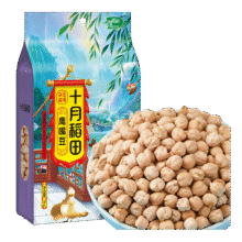 十月稻田 鹰嘴豆 2斤 （五谷杂粮 粗粮 搭藜麦 沙拉 打豆浆）34.7元（合17.35元/件）