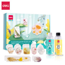 得力(deli)水晶滴胶DIY创意钥匙扣挂饰30件套装 3C认证 手工制作儿童玩具 生日礼物套盒伴手礼 JW10137.9元 (券后省0.8,月销1000+)
