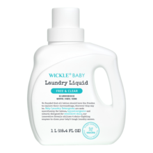 WICKLE婴儿洗衣液新生婴儿宝宝专用酵素抑菌洗衣液 1000ml（自然香型）59元 (月销1w+)