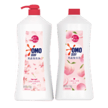 奥妙自然工坊洗洁精果蔬餐具净 1.1KG*2 樱花+白桃香型 含替换装21.9元言单59免运费