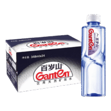 百岁山 矿泉水 饮用天然矿泉水348ml*6瓶4.4元