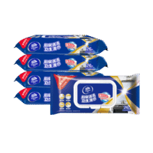维达（Vinda）厨房湿巾 60片*5包 厨房用纸 加大加量去油污39.8元 (券后省10,月销1w+)
