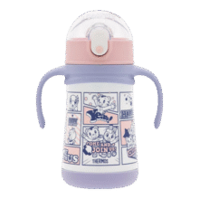 膳魔师（THERMOS）儿童水杯316l不锈钢保温杯宝宝水杯小学生吸管杯耐磨防摔可斜跨 巧虎 320ml（带把手）107元 (券后省79)