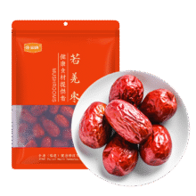 PLUS会员：金唐若羌枣300g 新疆特产 小红枣 休闲零食 泡茶煲汤煮粥3.96元，需店铺会员