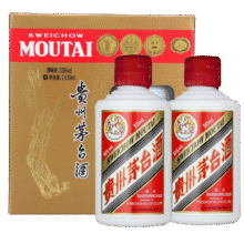 百亿补贴、PLUS会员：（MOUTAI）茅台飞天 酱香型白酒 53度 50ml*2 礼盒装355.41元