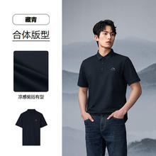 海澜之家 短袖Polo男25夏季山不在高系列69.19元