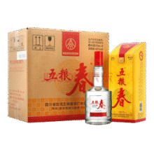五粮液股份 五粮春 浓香型四川宜宾白酒粮食酒 45度 500mL 6瓶 整箱装（含礼袋）3989元 (券后省10)