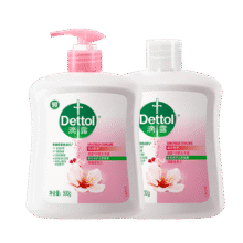 滴露（Dettol）洗手液消毒抑菌滋润500g+500g补充装儿童家庭护手替换58元（合29元/件）